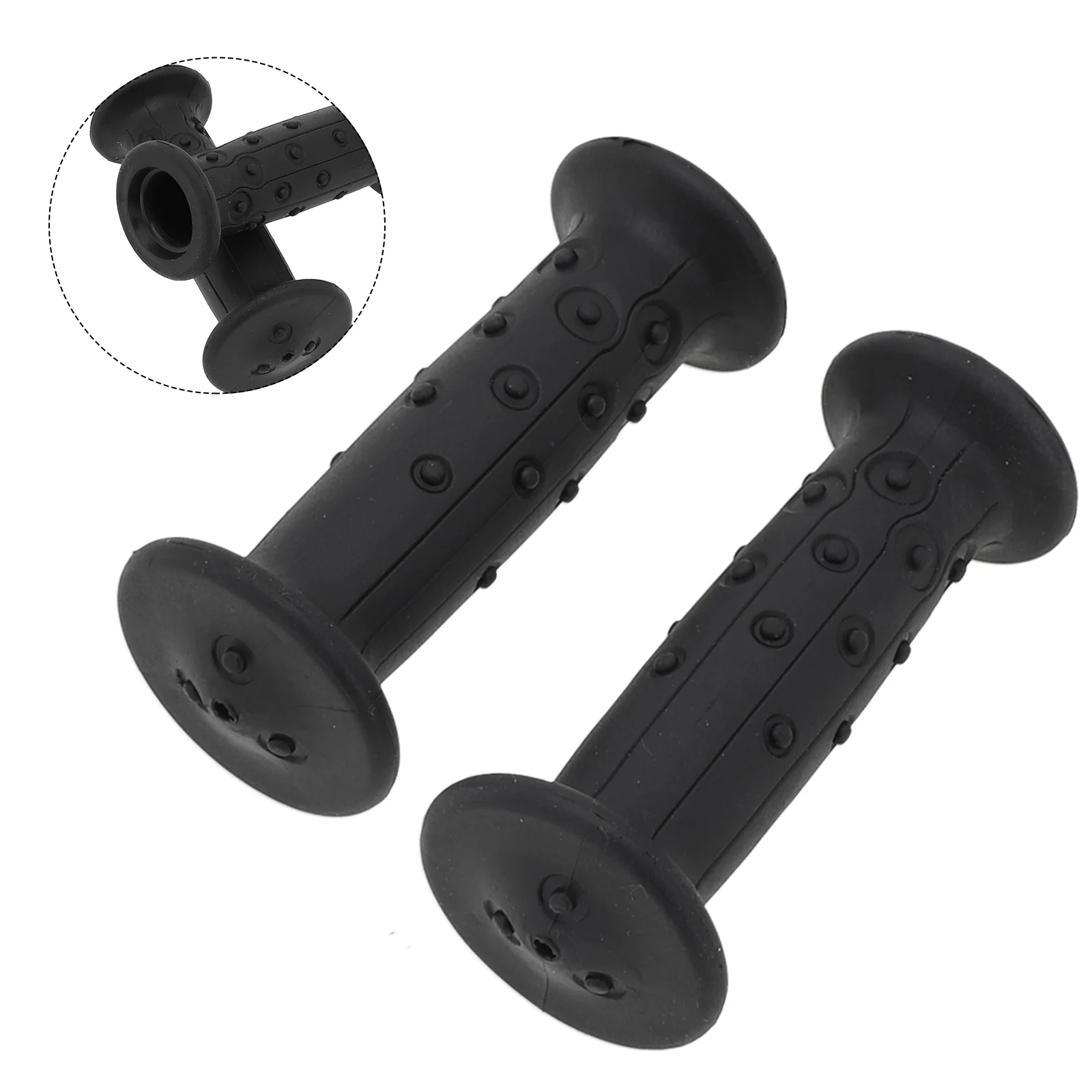 1 Paio Di Impugnature Per Manubrio In Gomma Per Bicicletta 18Mm Per Btwin Kids Bike 14I-16Nch Manubrio Per Scooter Per Bambini Manubrio Per Ciclismo P
