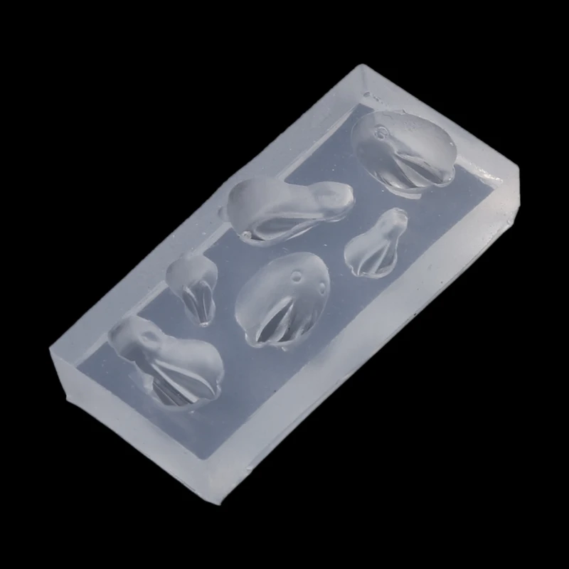 

652F кролик силиконовая форма Lucky Mold DIY инструмент из эпоксидной смолы для изготовления ювелирных изделий ремесло