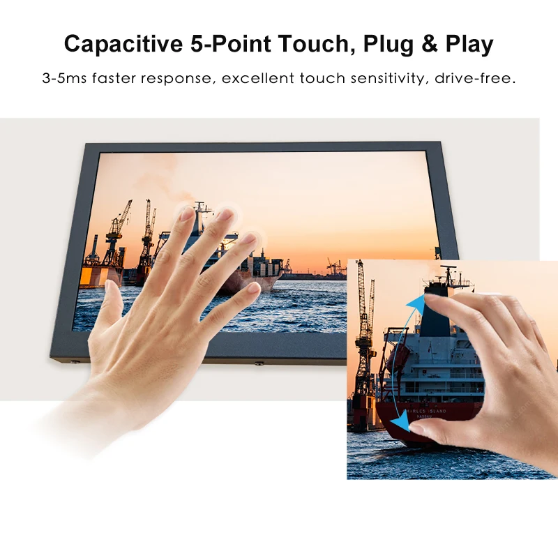 LESOWN  ġũ , 7 10.1 ġ IPS 1024x600 HDMI ̵ ũ LCD ÷, Ʈ PC  ĵ Ŀ 