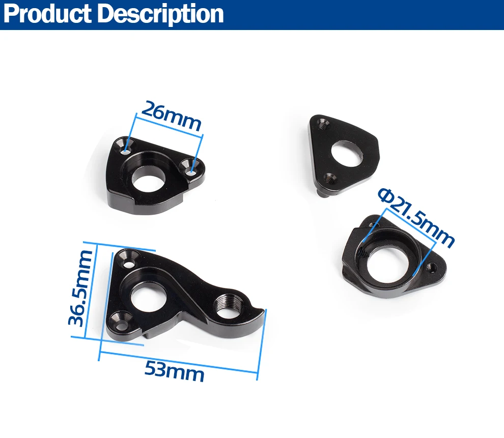 Description Picture 3 of itemBike Frame Rear Hook Thru Axle Bicycle Frame Derailleur Hanger For MTB-097/015/036/046/077/078/087/107 and ROAD-039/075 Frame