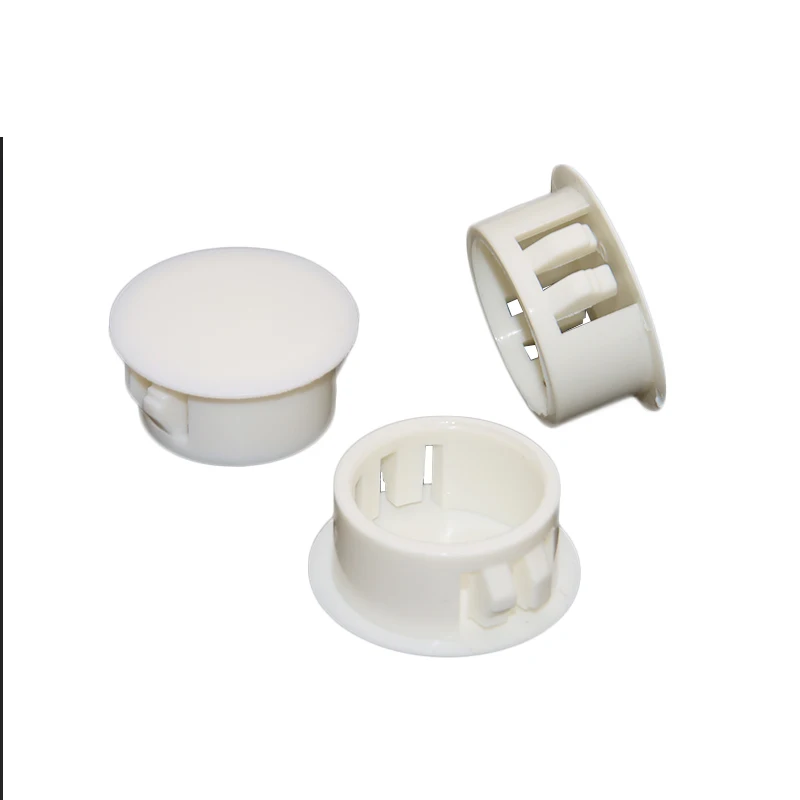 30 Bouchons Ronds Blancs Pour Trous De 22 Mm - Cache-fils Et Finitions Maison
