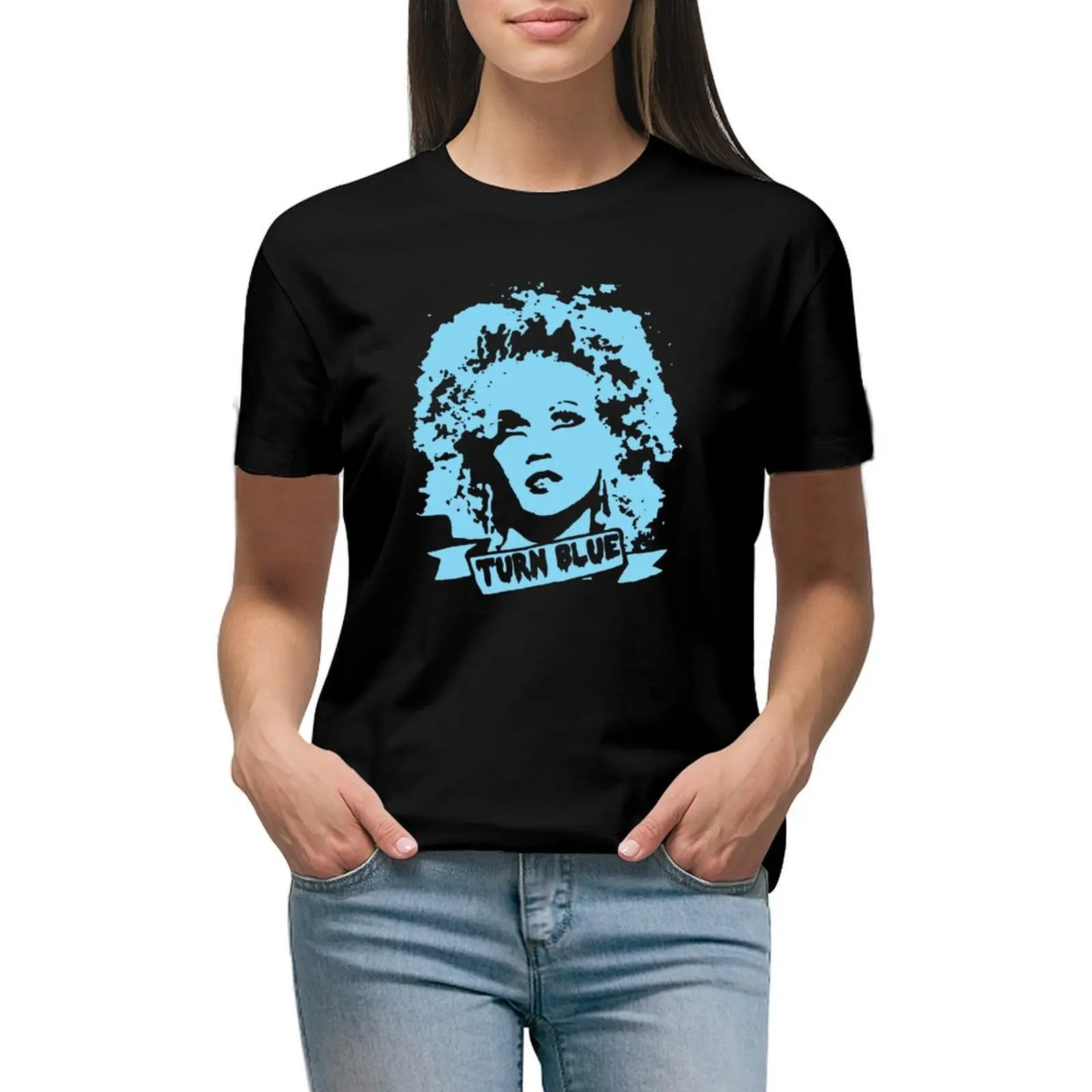 

the Cramps Poison Ivy T-shirt tees summer top tops workout shirts for Women loose fit