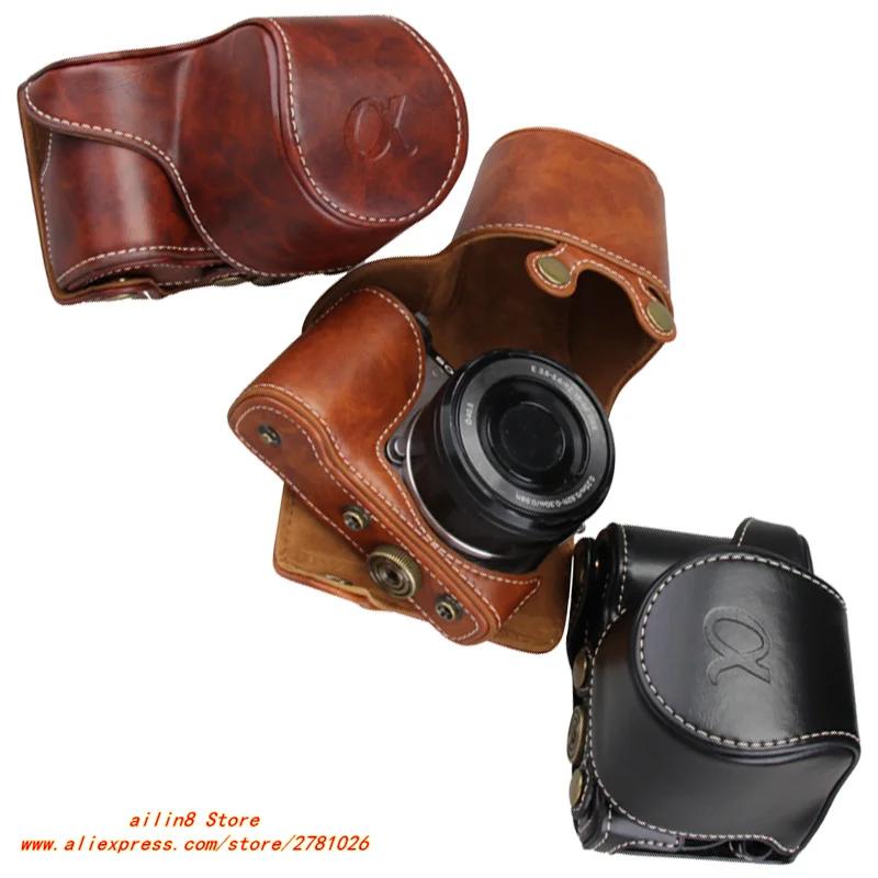 kinokoo Sony A6400 Case PU Leather Protective Case Cpmpatible for Sony