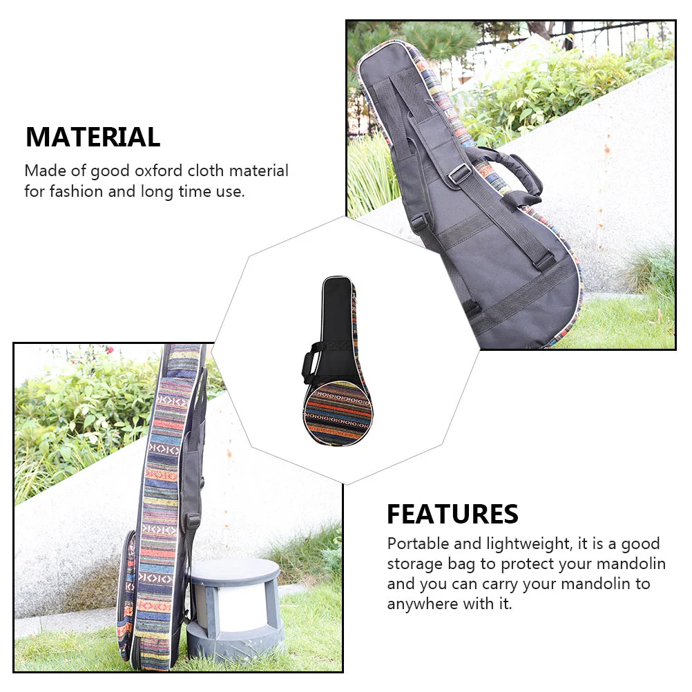 Mandolin Bag Case Storage Carrying Musical Style Gig Instrument Pack Holderpick Strap A Soft Hard Bags Portable