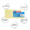 1-3pcs Underwear Cleaning Soap Bar Natural Laundry Soap Remover Clean Old Soap For Deep Cleaning Removing Odors And Stains 5