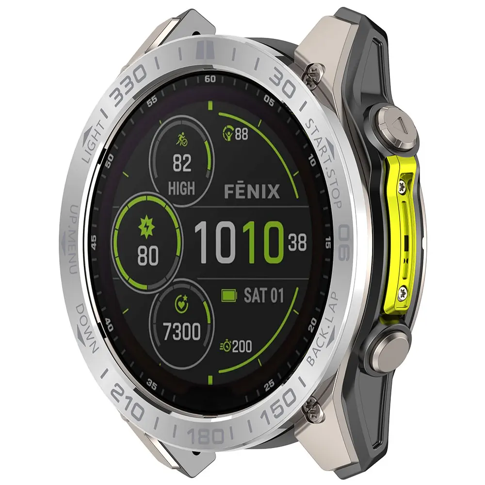 Premium Stainless Steel Bezel Watch Protector Ring - Durable Metal Cover