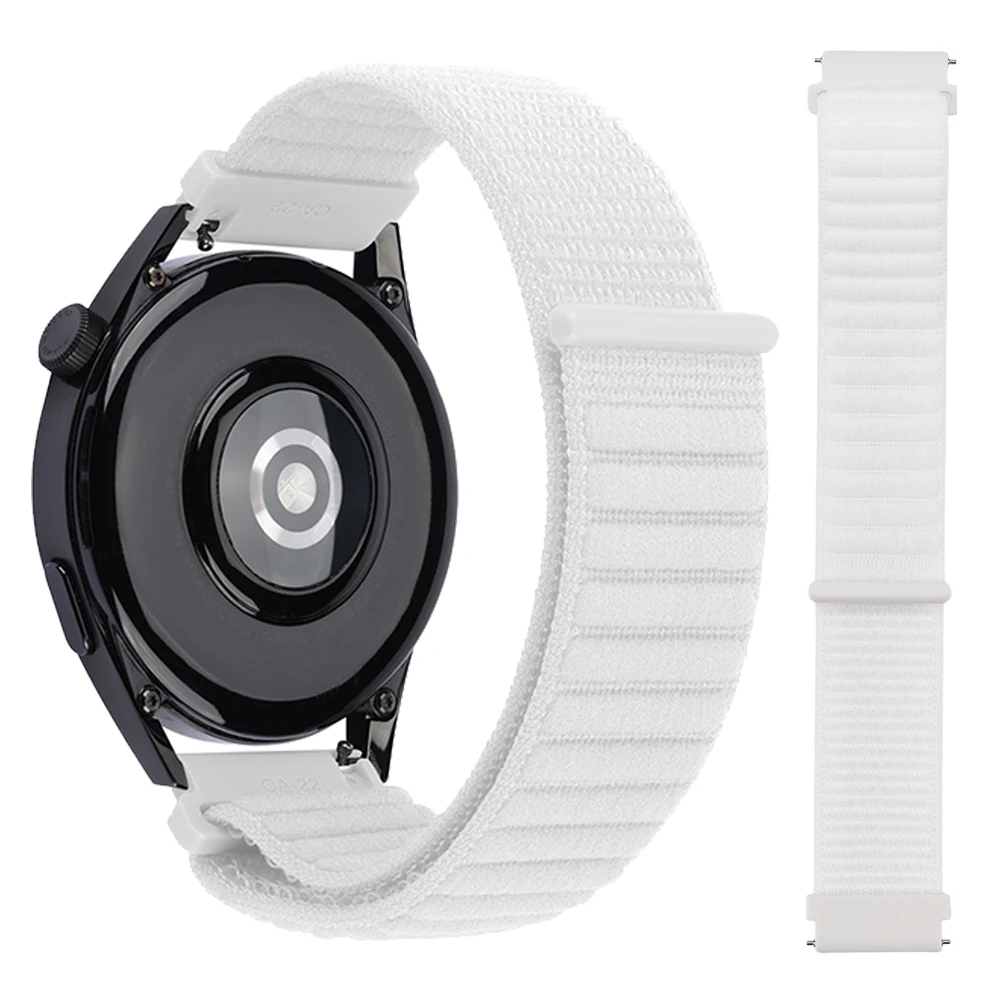 Nylon Loop Sports Strap - 20/22mm Woven Breathable Band