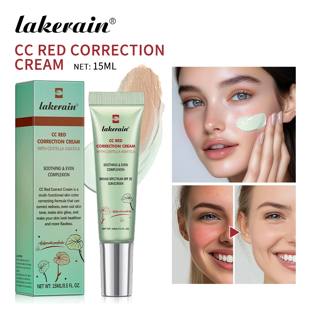 Waterproof Anti-Sweat Moisturizing CC Cream with Long-Lasting Skin Protection