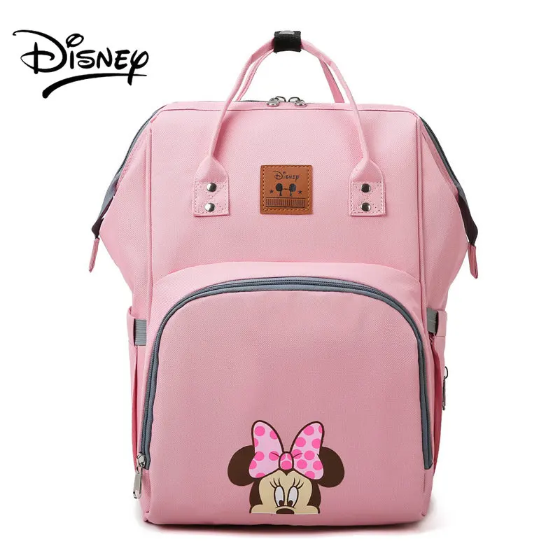 

Disney Designer Backpack for Women Girl Mommy Diaper Bag Large Capacity Durable Handbags Minnie Kawaii Lady Bag Free Shipping