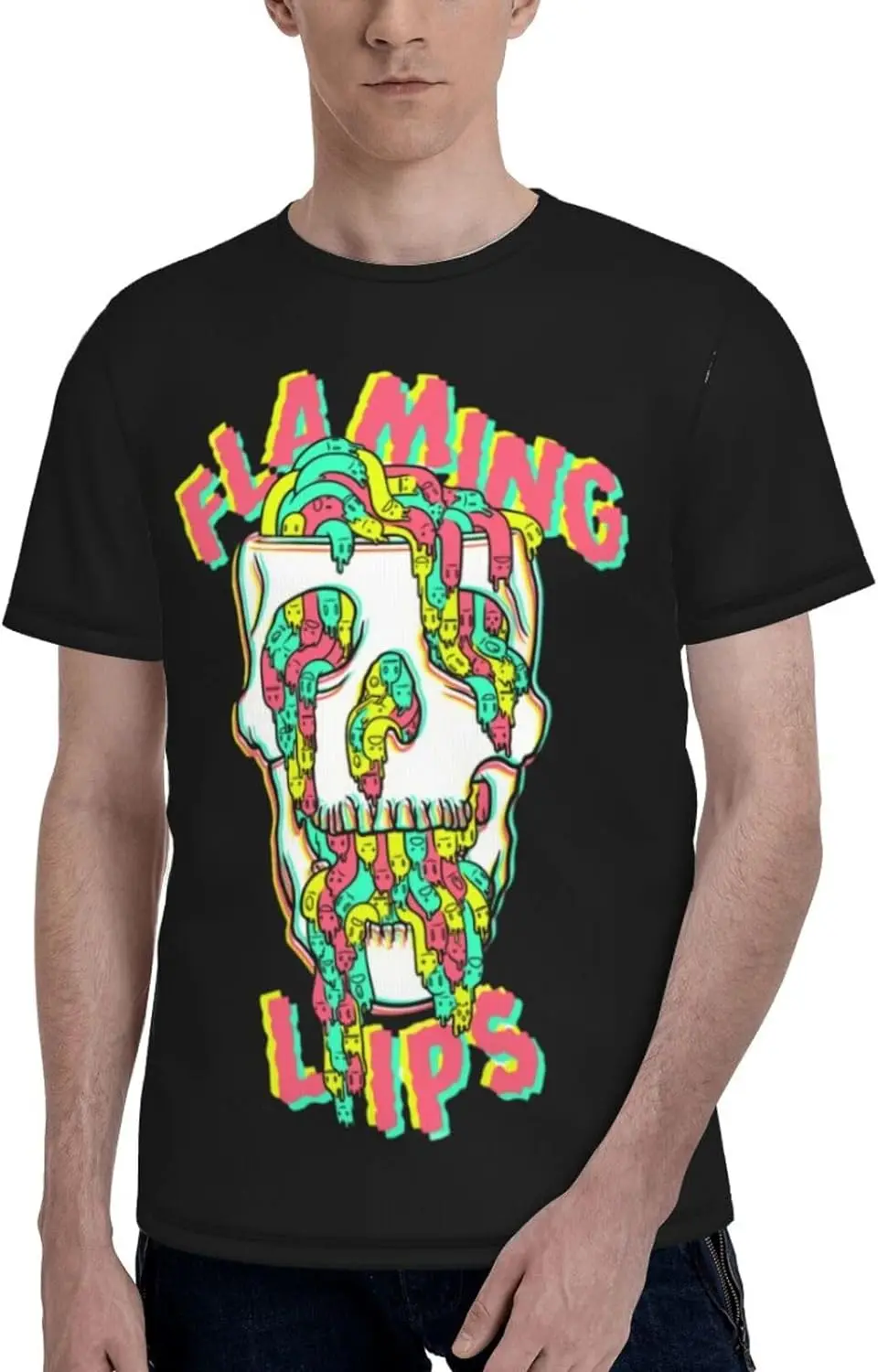 

T-Shirt Mens Vintage Short Sleeve Tee Tshirts Causal Summer Crewneck Shirts Tops Unisex