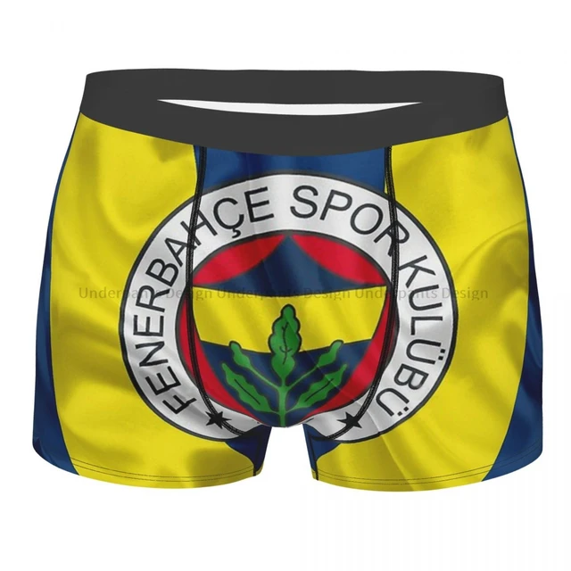 Fenerbahce ulusal bayrak külot Homme külot erkek iç çamaşırı havalandırmak  şort Boxer külot