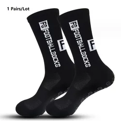 Premium Anti-Slip Sports Grip Socks - 38-46 (Black)