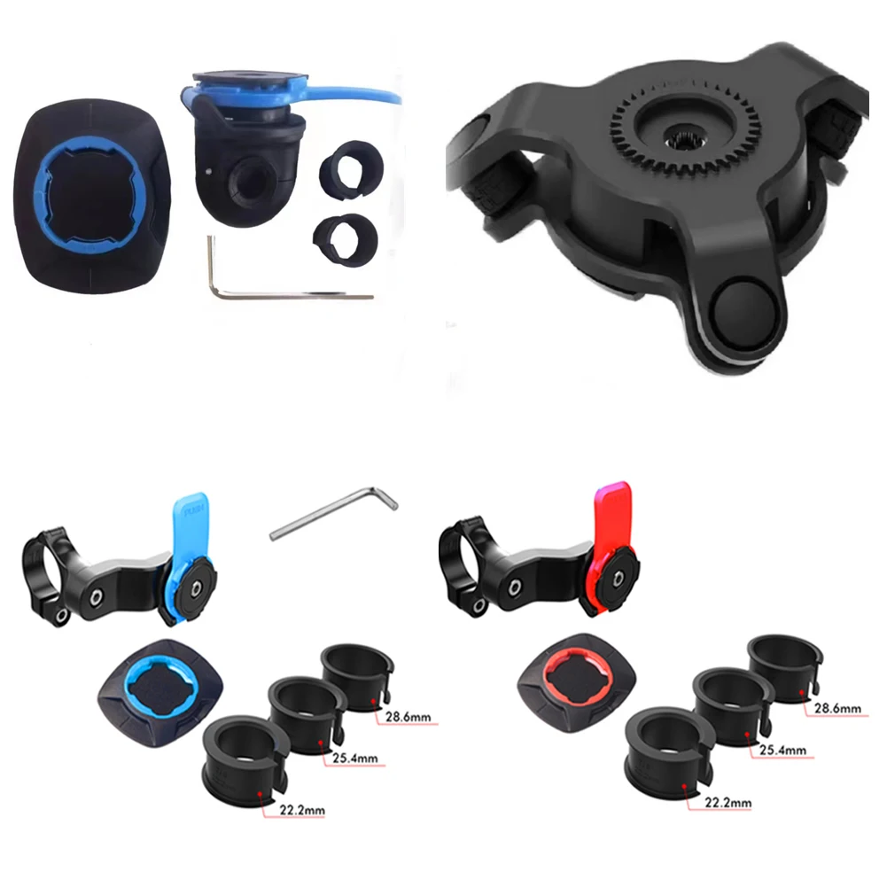 Quad Lock Fork Stem Mount Pro Quadlock Universal Adaptor Vibration Dampener Knuckle Adaptor 1202381028