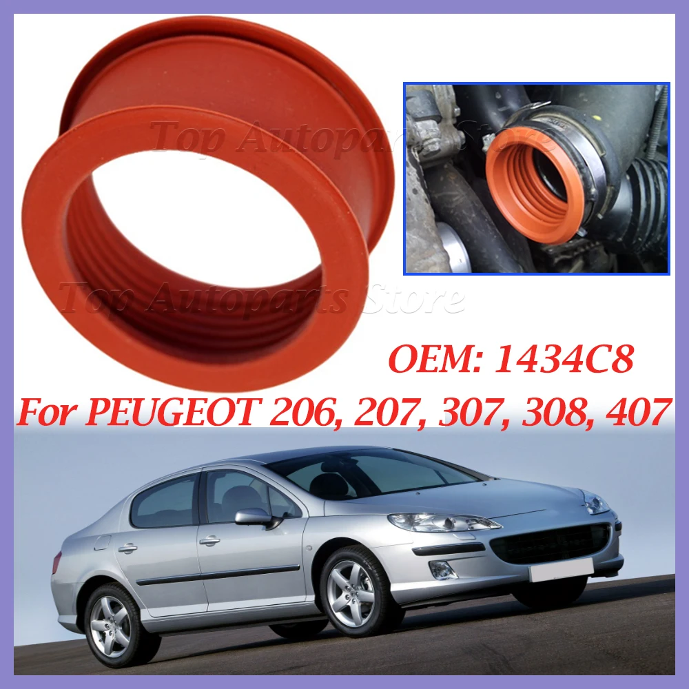 Manguito de goma para tubo de aire Turbo accesorio 1434C8 For PEUGEOT 206 207 307 308 407 EXPERT PARTNER 1,6 HDI