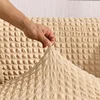 Sofa Cover for Living Room Thick Ruffled Seersucker Elastic L Shaped Corner Sofa Cover 1/2/3/4 Seater Cover for Sofa 4