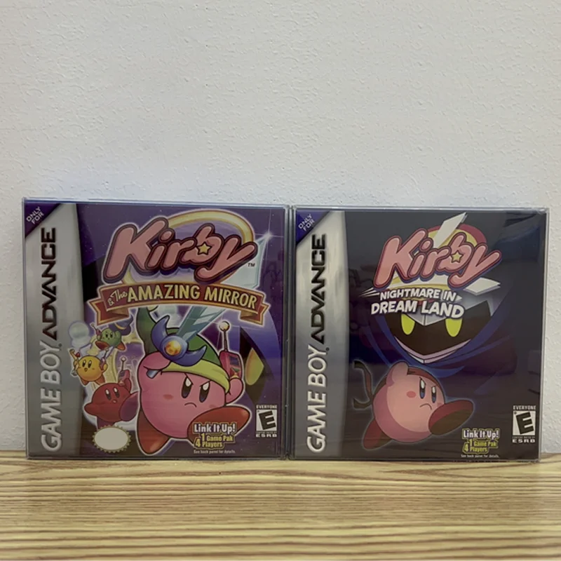 Kirby Nightmare In Dreamland & Amazing Mirror Lot of 2 GBA