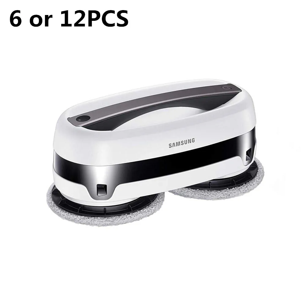 6 or 12PCS Washable Mother Yarn and Microfiber Mop Pads for Samsung