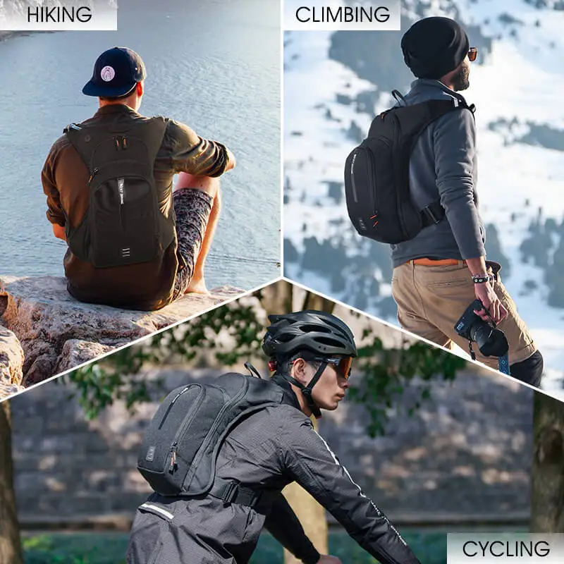 Ergonomic Cycling Hydration Backpack with Water Bag - Professional Sports Bike Bag, 10L/20L Capacity