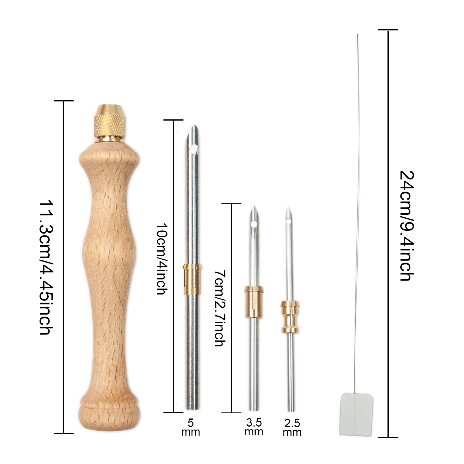 Sewing Punch Needle Embroidery Kit Sewing Embroidery Punch Pen Felting Threader Needles For Embroidery Rug DIY Handmade Art