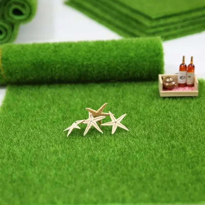 30x30cm Artificial Grassland Simulated Lawn False Moss False Turf Small Court Landscape Scene Layout Decoration Plant Decor