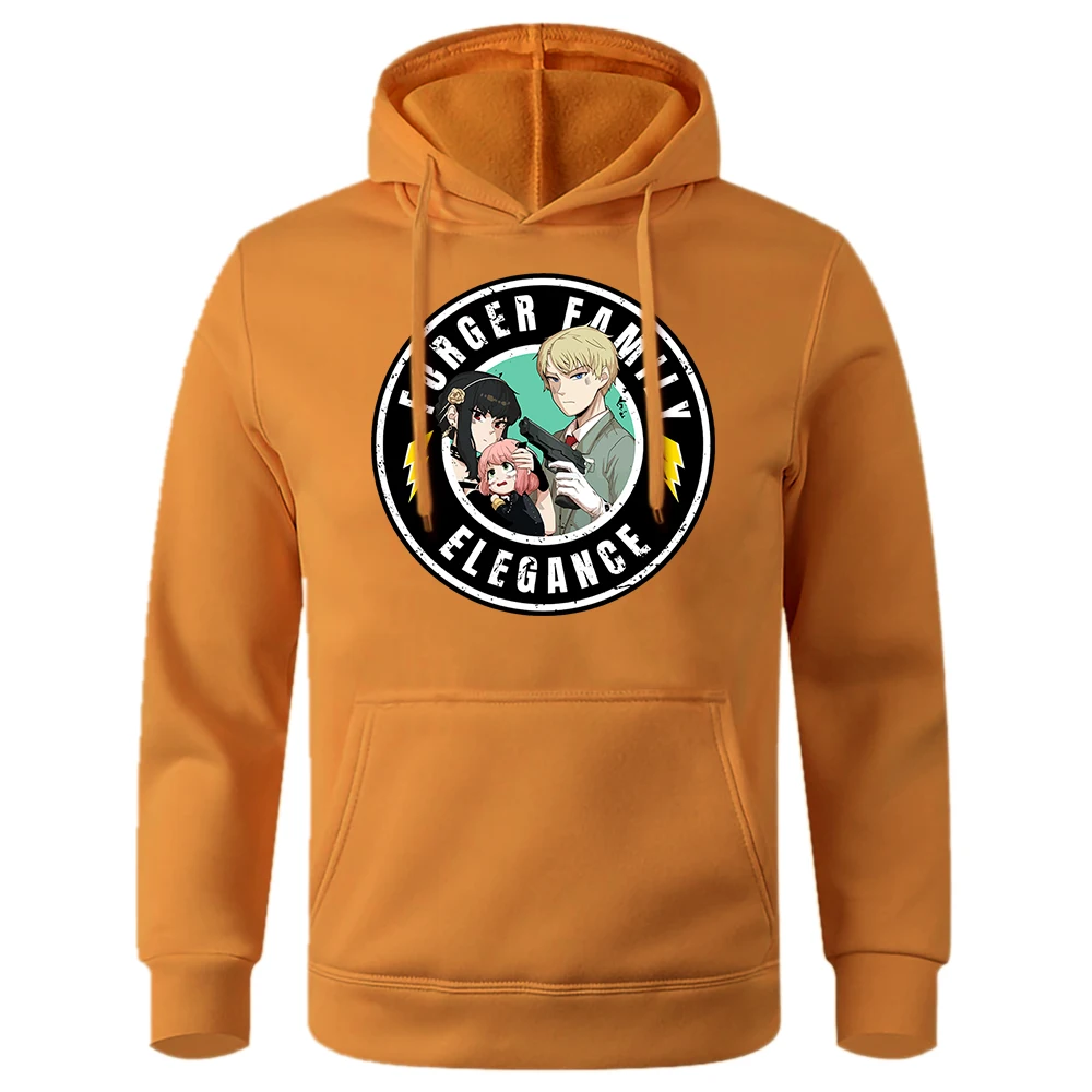 

Spy X Family Forger Family Elegance Vintage Men Hoodies Novelty Fashion Hoody Loose Oversized Hoodie Casual Harajuku Sweatshirt