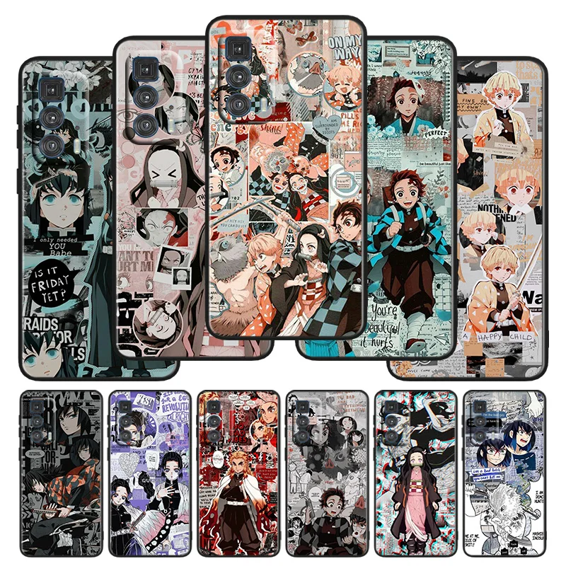 

Kimetsu No Yaiba Demon Slayer Phone Case For Motorola G 200 100 71 60S 51 50 41S 40 31 30 10 9 8 Fusion Power Lite Plus Black