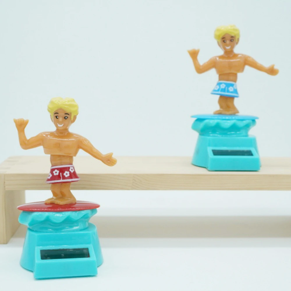 Surfing Boy Bobblehead - Playful Car Dashboard Decor with Motion Effect, Perfect Gift