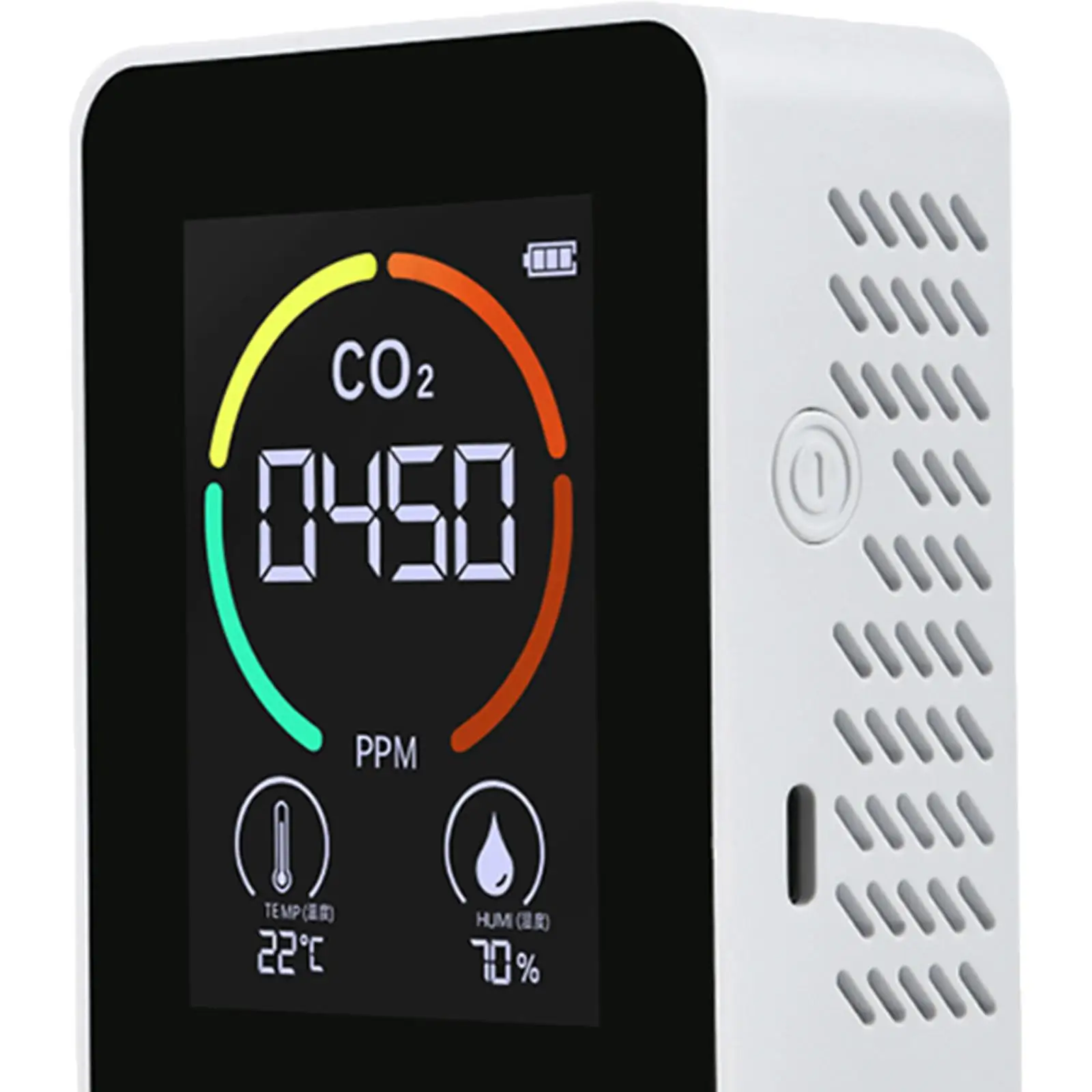 Indoor Air Quality LCD for 2000 MAh Temperature And Humidity Professional Detector Exactly 400 500