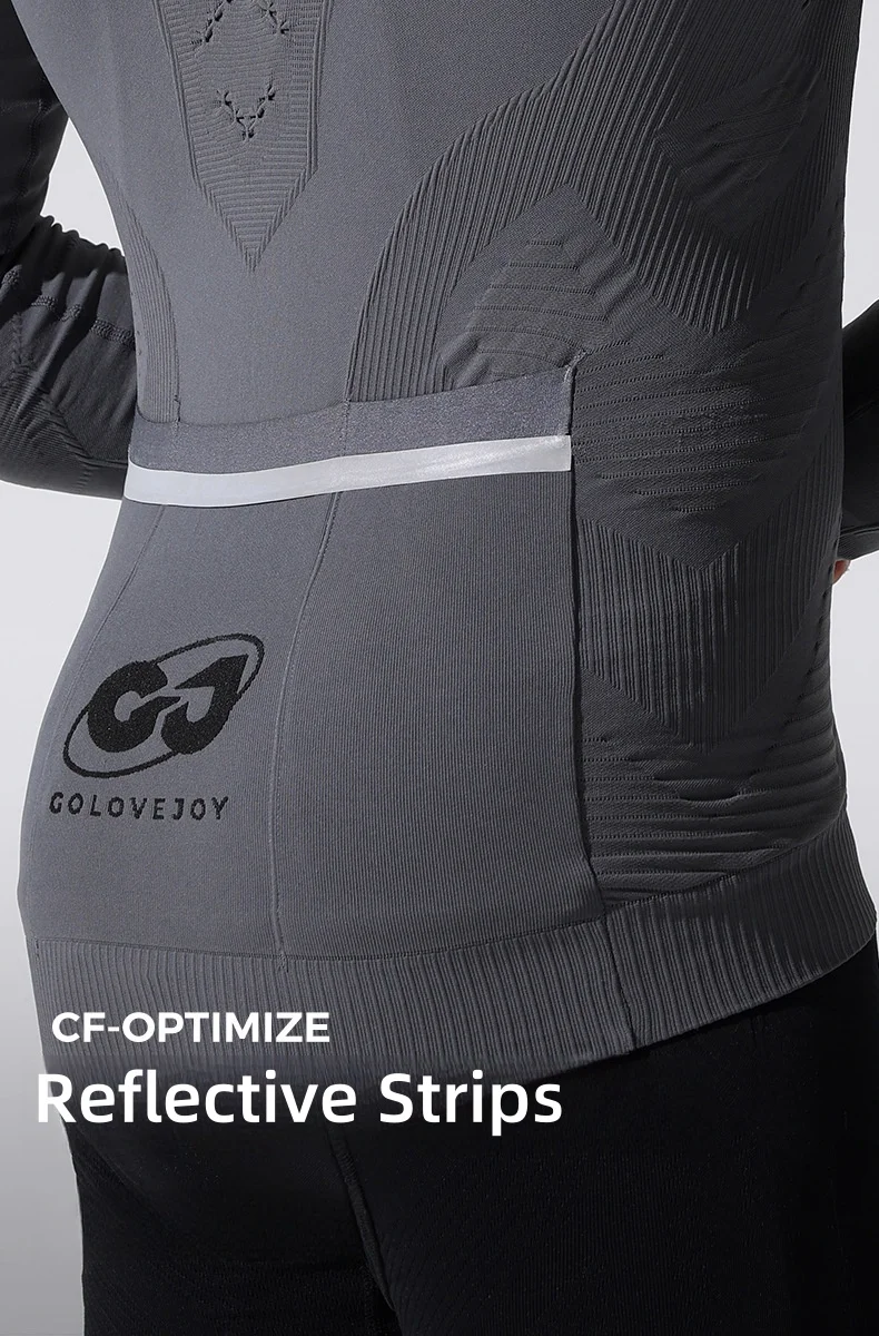 Autumn Winter Cycling Clothing Men Women Outdoor Road Bicycle Moisture Transferring and Quick Drying Long Sleeve Sportswear Skii