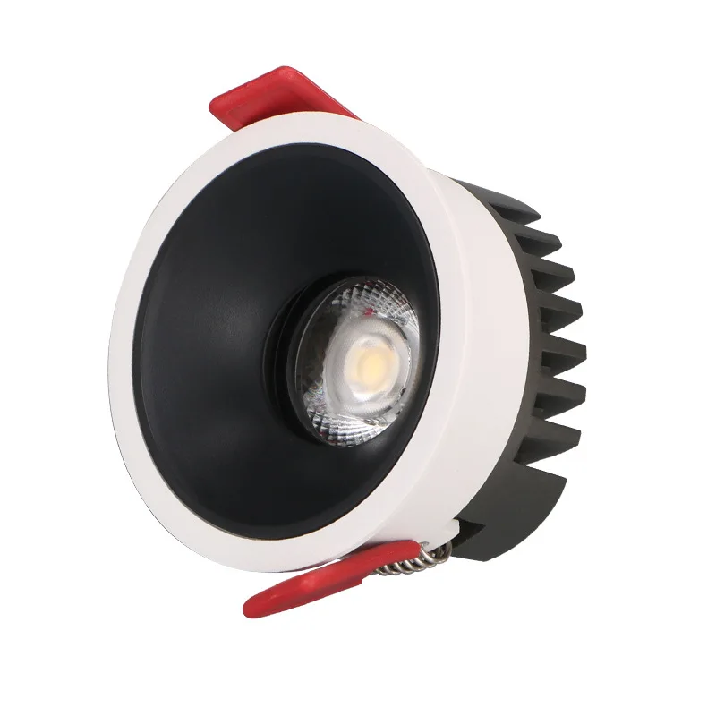 초박형 임베디드 스포트라이트 Zigbee 스마트 상업용 LED 천장 램프, 메인 램프 없이 각도 조절 가능