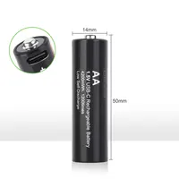 Soshine 1.5V 4200mWh Aa Rechargeable Batteries USB Lithium Battery Aa Rechargeableor Mouse Remote Control Toy Car Game Machine 2