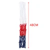 Outdoor Sports Basketball Net Standard Nylon Thread Basketball Hoop Mesh Net Backboard Rim Ball Pum 12 Loops 5