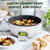 Intelligent electric frying pan, ceramic non stick pan, easy-to-use LED display screen 3
