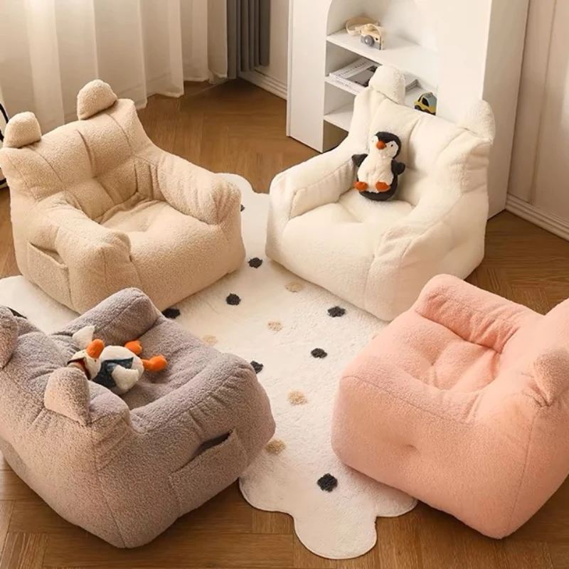 

Curved Living Room Sofas Sectional Modern Single Designer Puff Sofas Gaming Floor Nordic Divano Letto Home Furniture KTSF-101