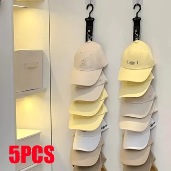Baseball Cap Storage organizer with clips Eight Clips Hold Hats Wall Door Cap Holder Closet Storage Organizer Strong Cap Hanger