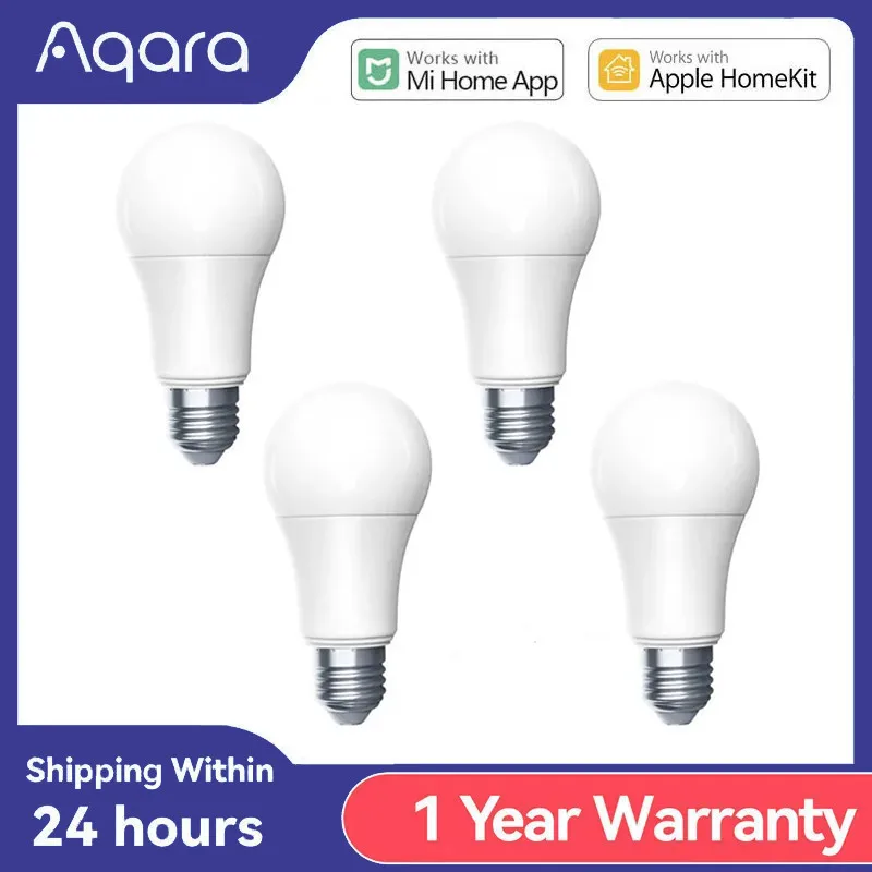 Nuova Lampadina Led Intelligente Aqara T1 Zigbee 3.0 E27 2700K-6500K 220-240V Lampadina Remota Intelligente Per Xiaomi Mi Home Homekit Smart Home