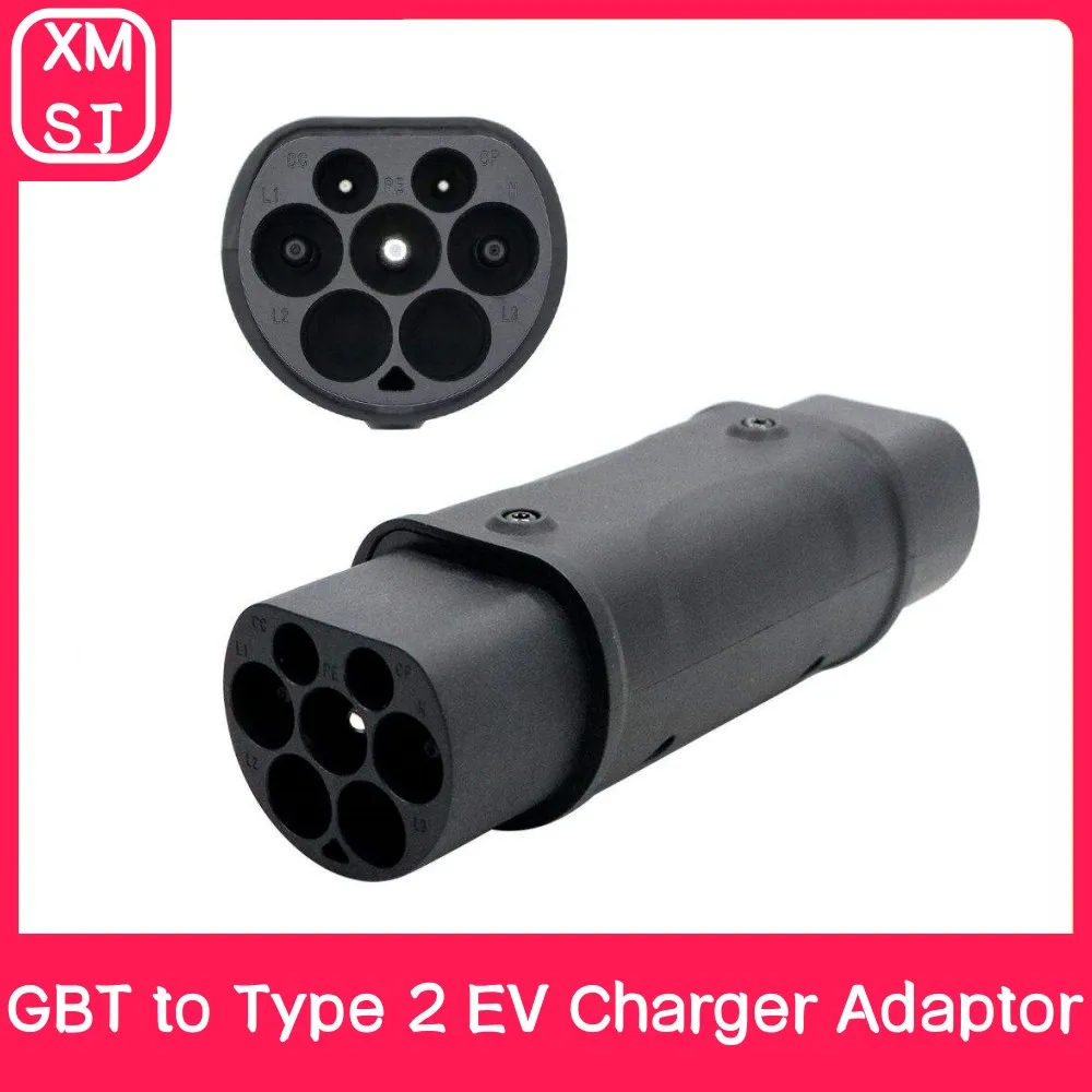 

Адаптер зарядного устройства для электромобилей типа 2 GBT, IEC 62196 на GB, китайский стандартный адаптер зарядного устройства для электромобилей 16 А 32 А