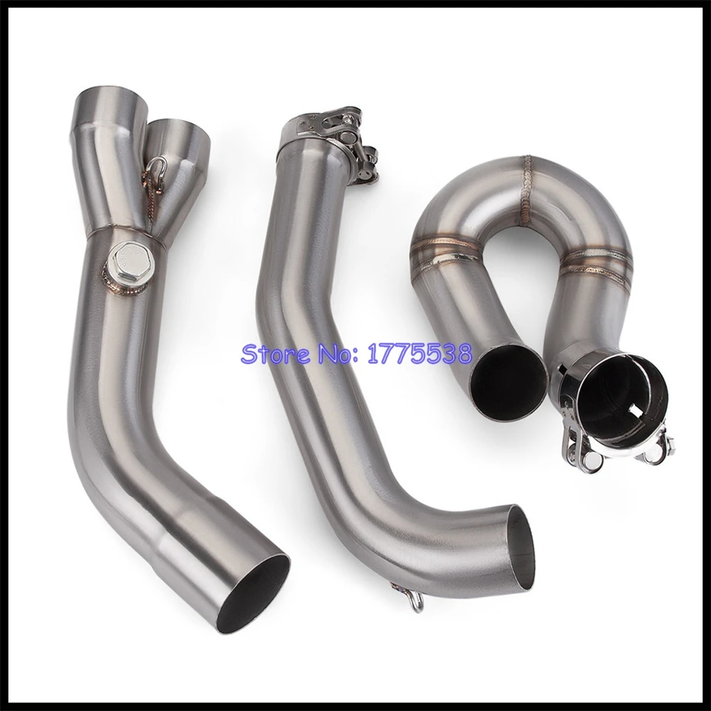 For Aprilia Dorsoduro 750 SMV750 2008-2017 Motorcycle Exhaust Escape Moto Muffler Header Manifold Mid Link Pipe - Image 6