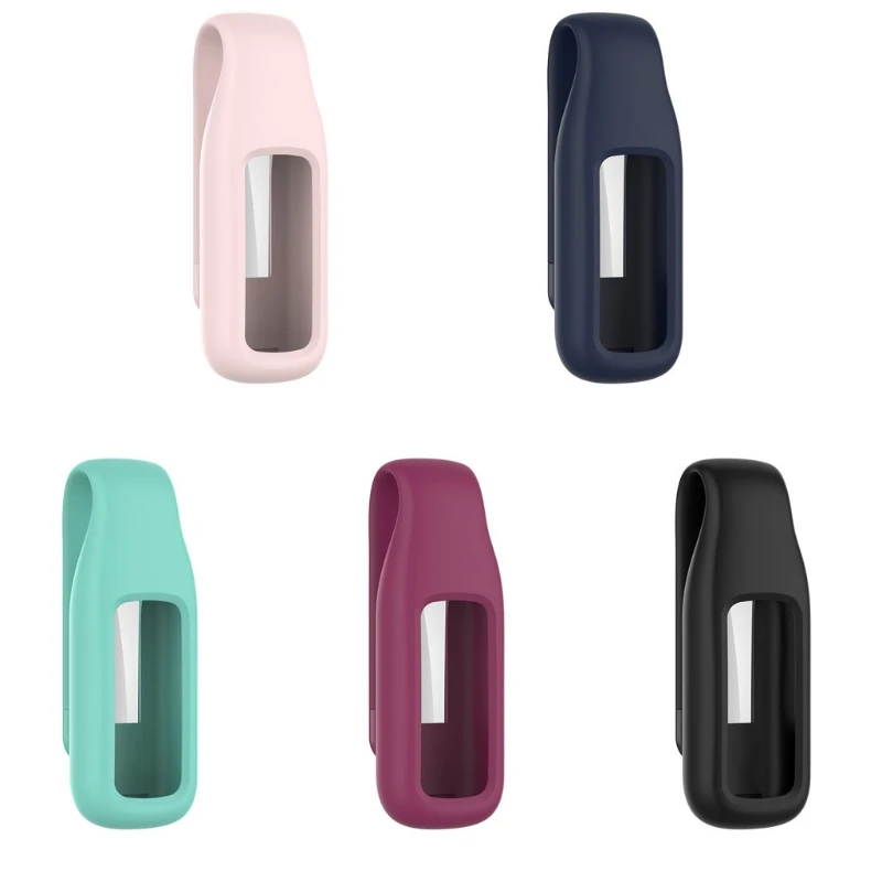 

Stable Metal Clip Belt Buckle Hook Holder Sleeve Silicone Cover For Fitbit-Luxe