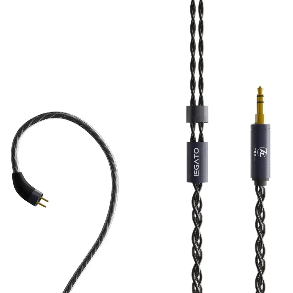 7HZ Legato Dual Dynamic Drivers IEMs In-Ear Monitors Earphones HiFi Wired Headphone with 2Pin 3.5mm Cable Zero Timeless Dioko 4