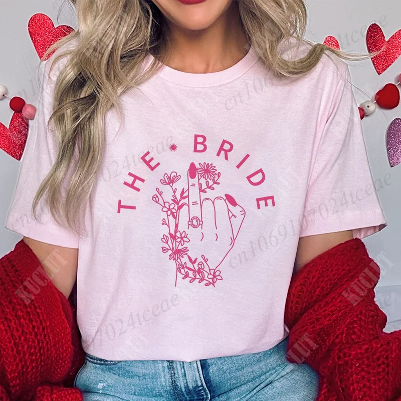 Elegant Bride Squad Graphic T-Shirt - Bachelorette Party & Bridal Shower Edition