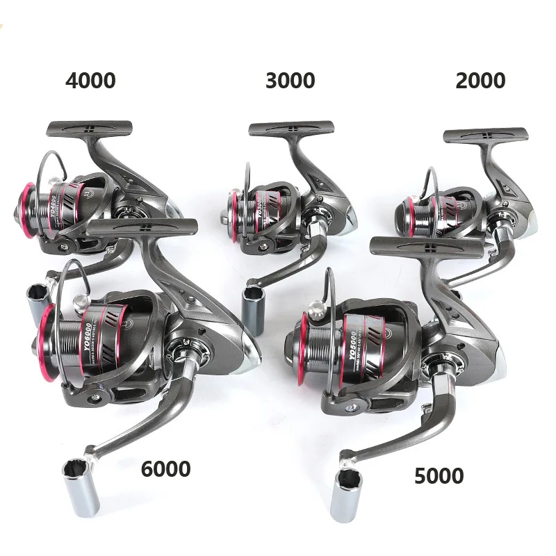 Fishing Reel Spinning 1000 2000Series Metal Spool Spinning Wheel for Sea Fishing Carp Coil Reel