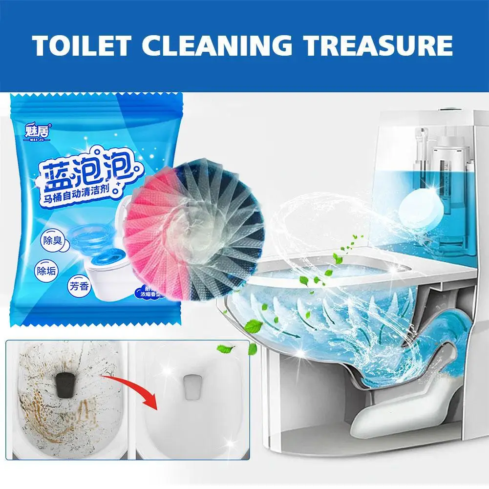 Toilet Bowl Cleaner Tablets Deep Cleaning Washer Deodorant Agent Cleaning Bathroom Tank Cleaners House Toilet Pills Cleanin X1F0