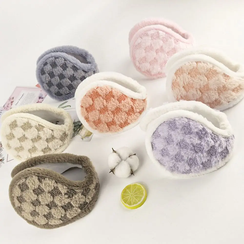 Fashion Coldproof Autumn Winter Earmuffs Thicken Warm Women Men Ear Muffs Comfortable Windproof Earflap Outdoor