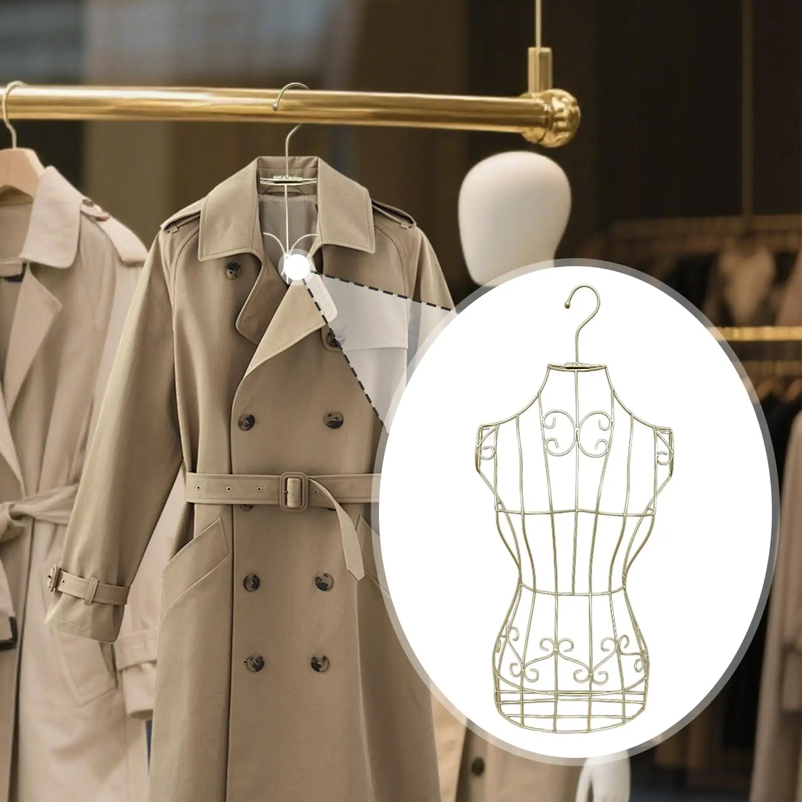 Hanging Half Body Torso Mannequin Dress Form, Support, Convenient, Torso Body Female Mannequin for Boutique Display Hanging Half Body Torso Mannequin Dress Form, Support, Convenient, Torso Body Female Mannequin for Boutique Display