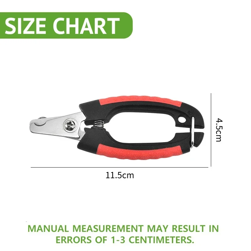 Professional Pet Dog Nail Clipper Cutter Stainless Steel Grooming Scissors for Animals Dogs Cats Rabbit
