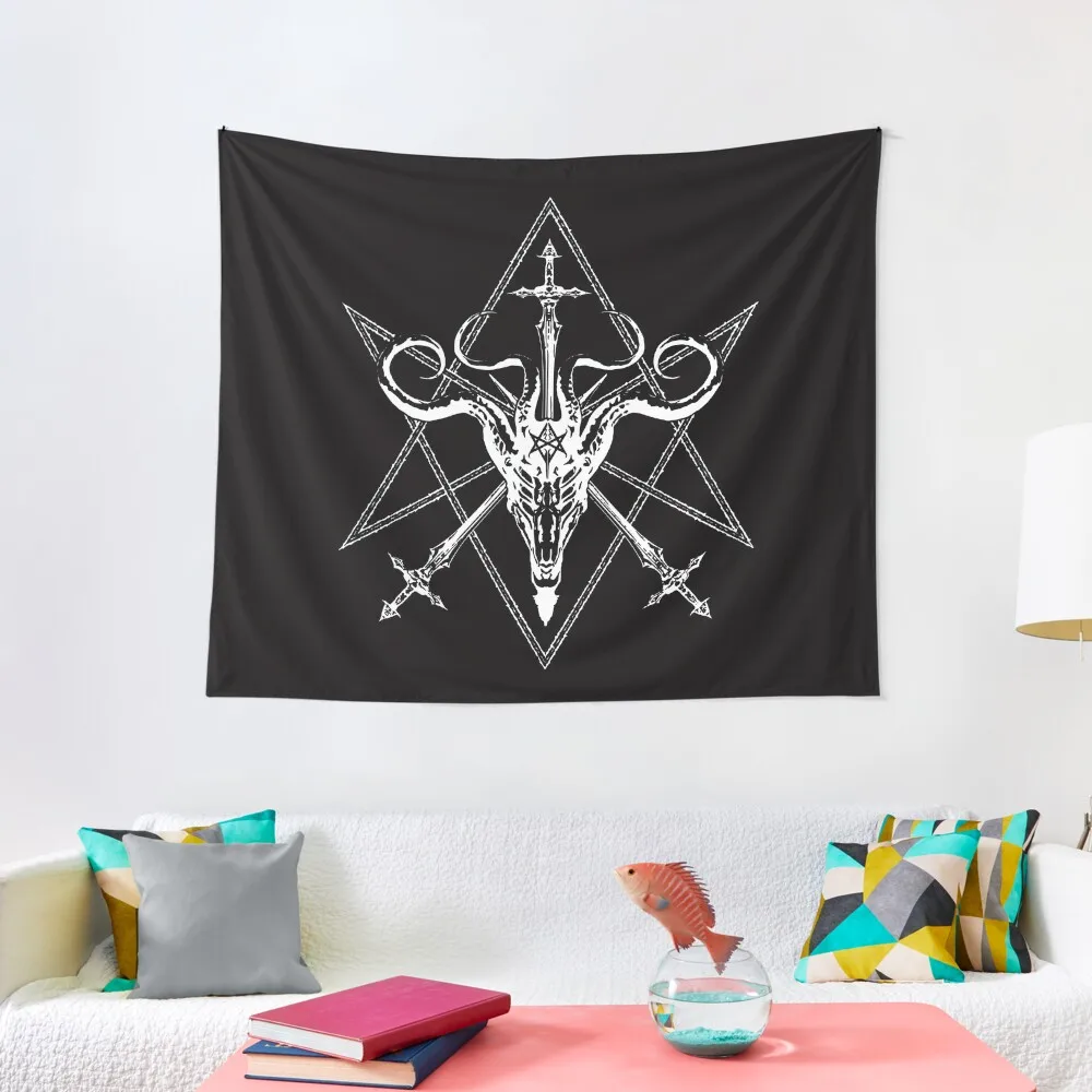 

Hermetic Skull Tapestry Cute Decor Decorative Wall Mural