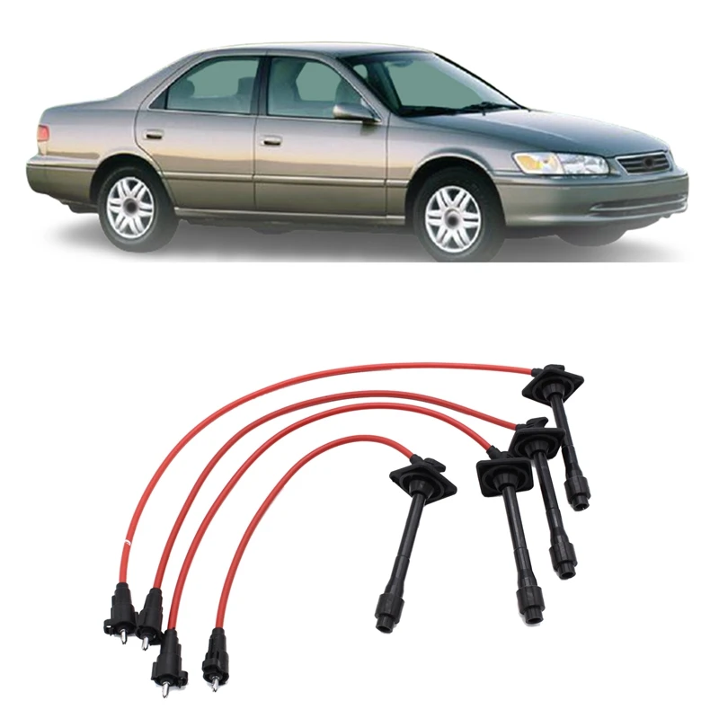 Ignition Spark Plug Wires Set for 1997-2001 Toyota Camry Solara Rav4 2.2L 9091922386 ignition cable set