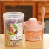 Breakfast On The Go Cups Cereal And Milk Container Airtight Food Storage Box Sealed Transparent Crisper Cup-type Food Storage 4