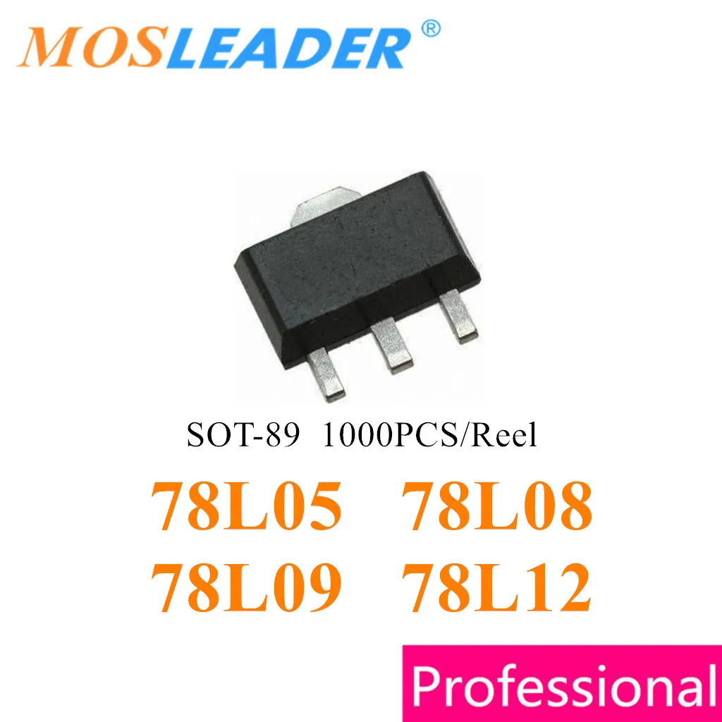 

Mosleader 78L05 78L08 78L09 78L12 SOT89 1000PCS SMD 7805 7808 7809 7812 LM78L05 LM78L08 LM78L09 LM78L12 Chinese High quality